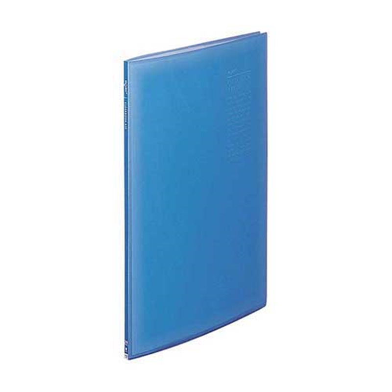 LIHITLAB クリヤーブック20P G3133-8 A3LS ブルー 1個（ご注文単位1個）【直送品】