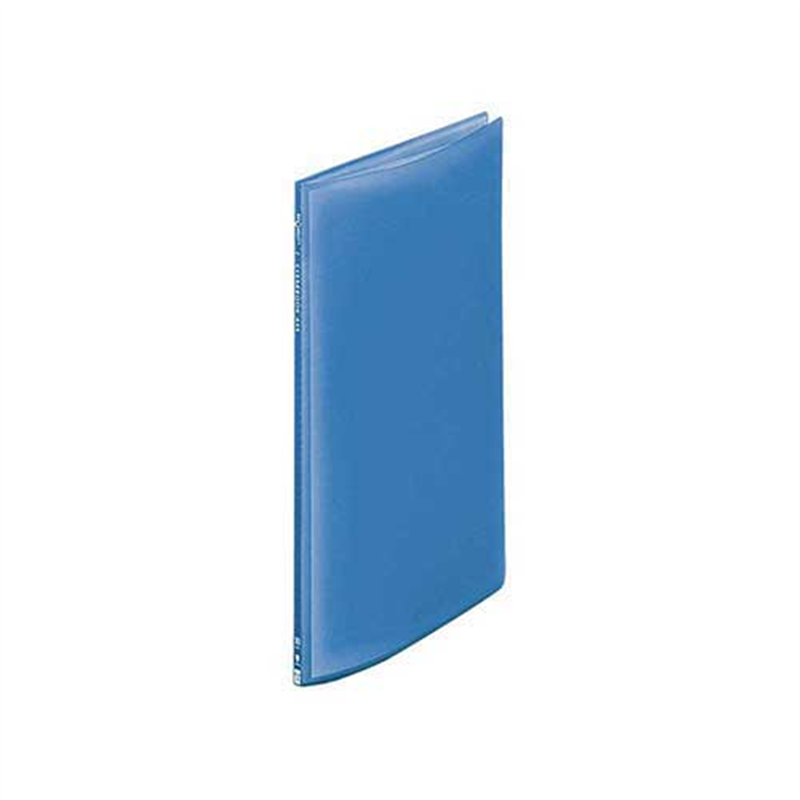 LIHITLAB クリヤーブック10P G3100-8 A4S ブルー 1個（ご注文単位1個）【直送品】