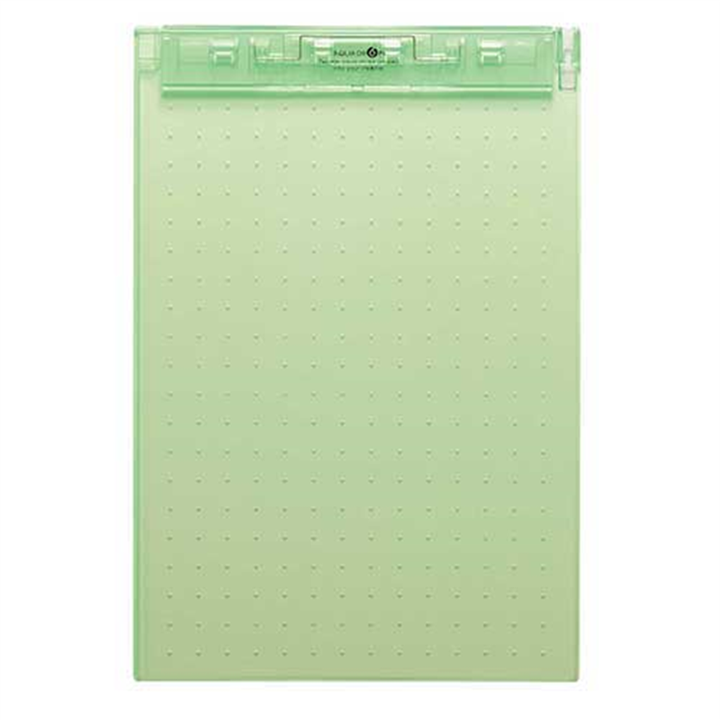 LIHITLAB 超薄型クリップボードA4E黄緑 A-5067-6 1個(ご注文単位1個)【直送品】