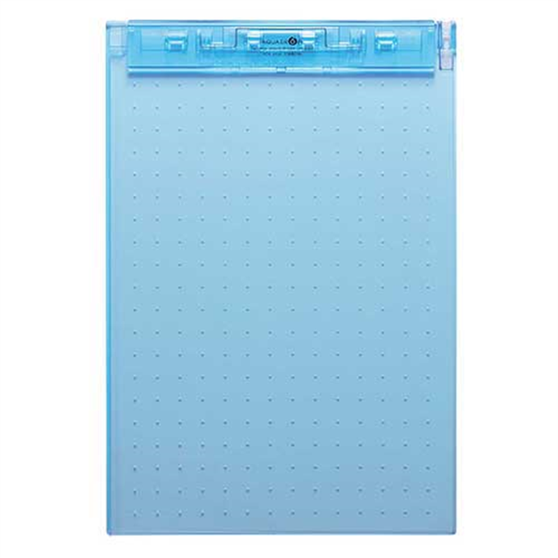 LIHITLAB 超薄型クリップボードA4E青A-5067-8 1個(ご注文単位1個)【直送品】
