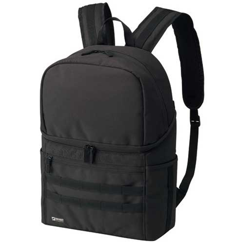 LIHITLAB スタンドバックパック黒16L A-3209-24 1個（ご注文単位1個）【直送品】