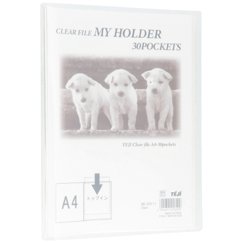 テージー マイホルダー30P MC203-17 A4S クリア 1個（ご注文単位1個）【直送品】