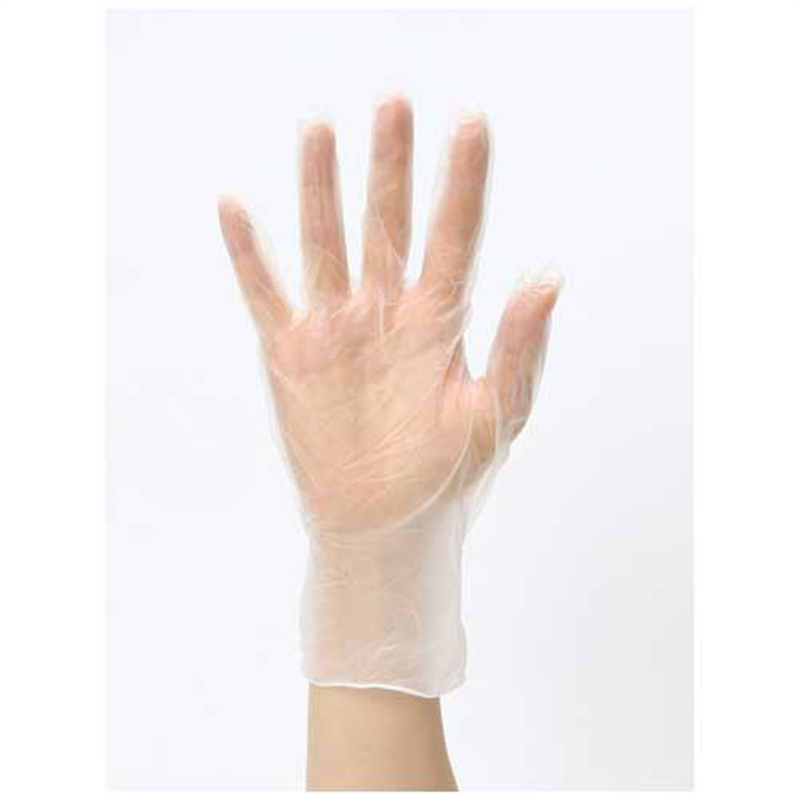 大和物産 ビニール手袋 M 100枚入 1個（ご注文単位1個）【直送品】