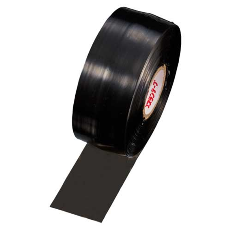タキロンシーアイ スズランテープ 24202019 470m 黒 1個（ご注文単位1個）【直送品】