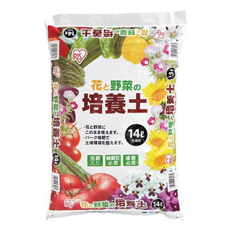 アイリスオーヤマ 花と野菜の培養土 14L 1個（ご注文単位1個）【直送品】