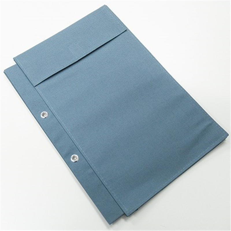 マービー 図面袋A4規格2穴大玉ハトメ3cmマチ付き 1個(ご注文単位1個)【直送品】