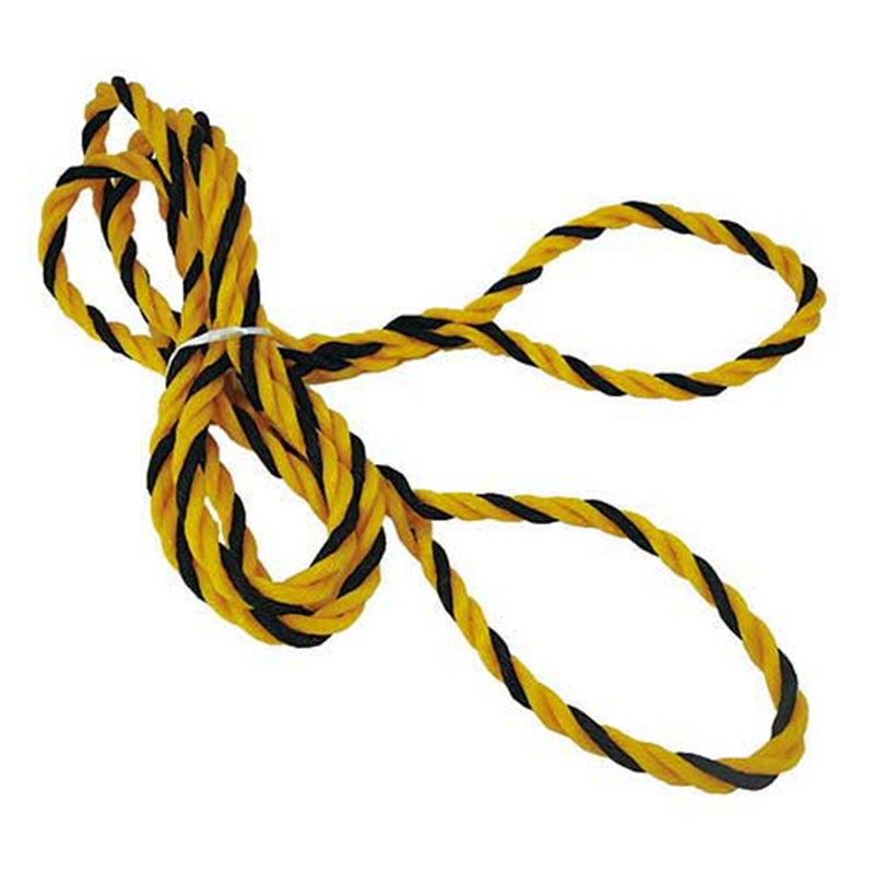 丸三産業 カラーコーンロープ CR-2M 12mm×2m 1個（ご注文単位1個）【直送品】