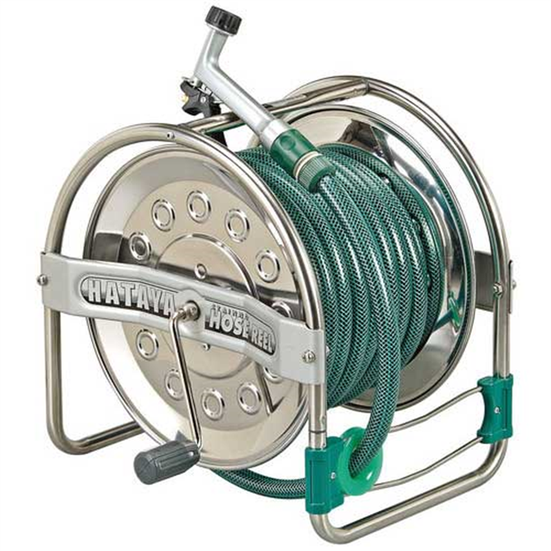 ハタヤリミテッド ステンホースリール 20m SSD-20 1個（ご注文単位1個）【直送品】