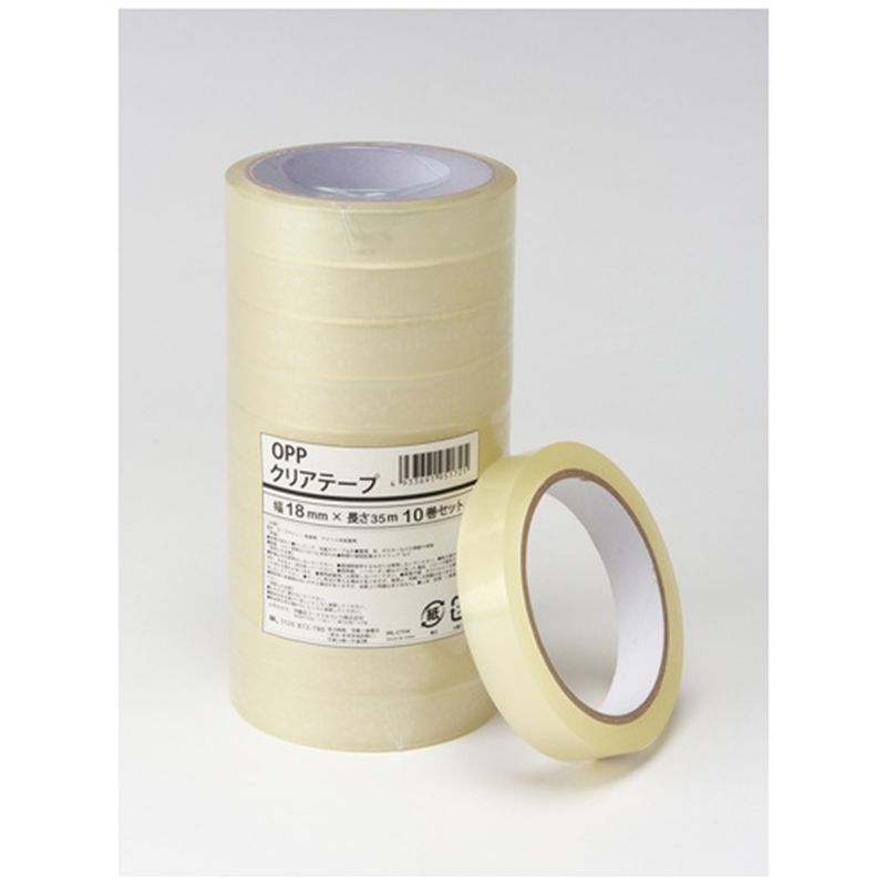 伊藤忠リーテイルリンク OPPクリアテープ18mm×35m 10巻 IRL-CT04 1個（ご注文単位1個）【直送品】