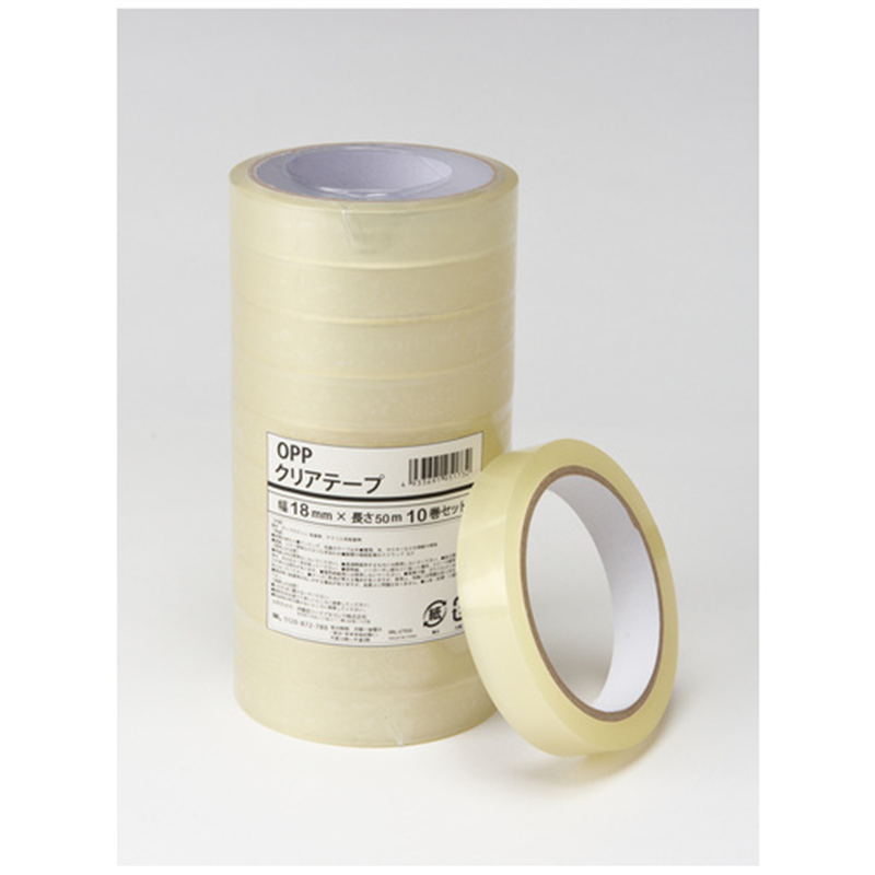 伊藤忠リーテイルリンク OPPクリアテープ18mm×50m 10巻 IRL-CT05 1個（ご注文単位1個）【直送品】