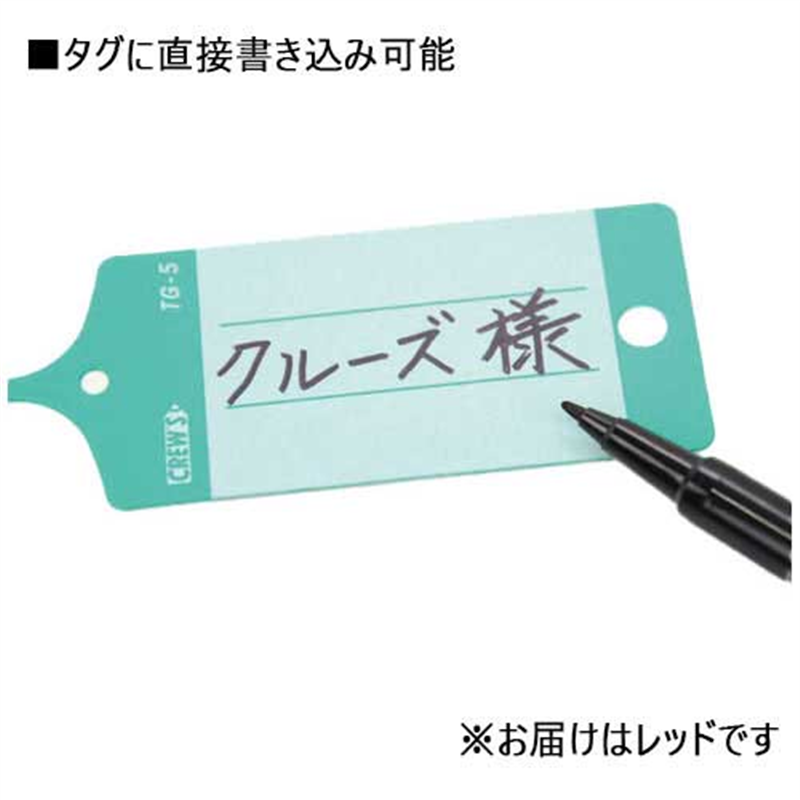 クルーズ ネームタグトランジット10本レッドTG-5RE 1個（ご注文単位1個）【直送品】