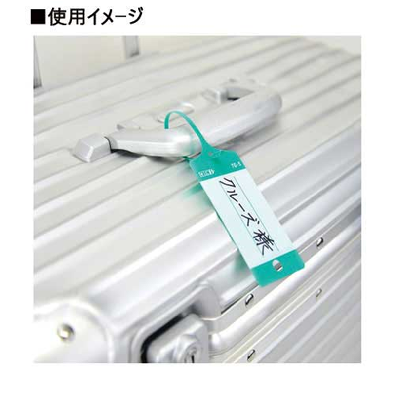 クルーズ ネームタグトランジット10本ブルーTG-5BL 1個（ご注文単位1個）【直送品】