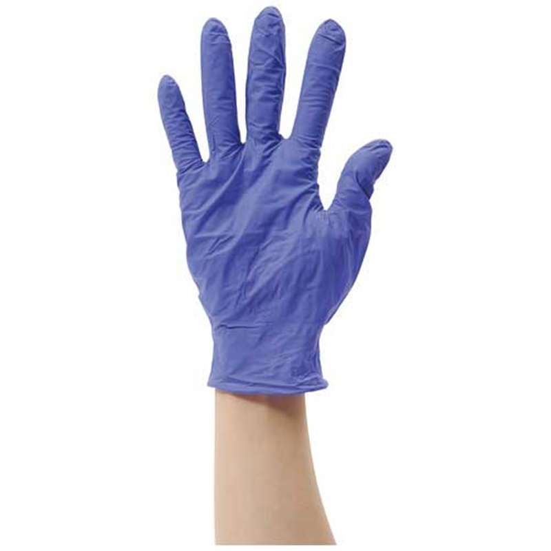 MISM クリーンニトリル手袋M ダークブルー 100枚 1個(ご注文単位1個)【直送品】