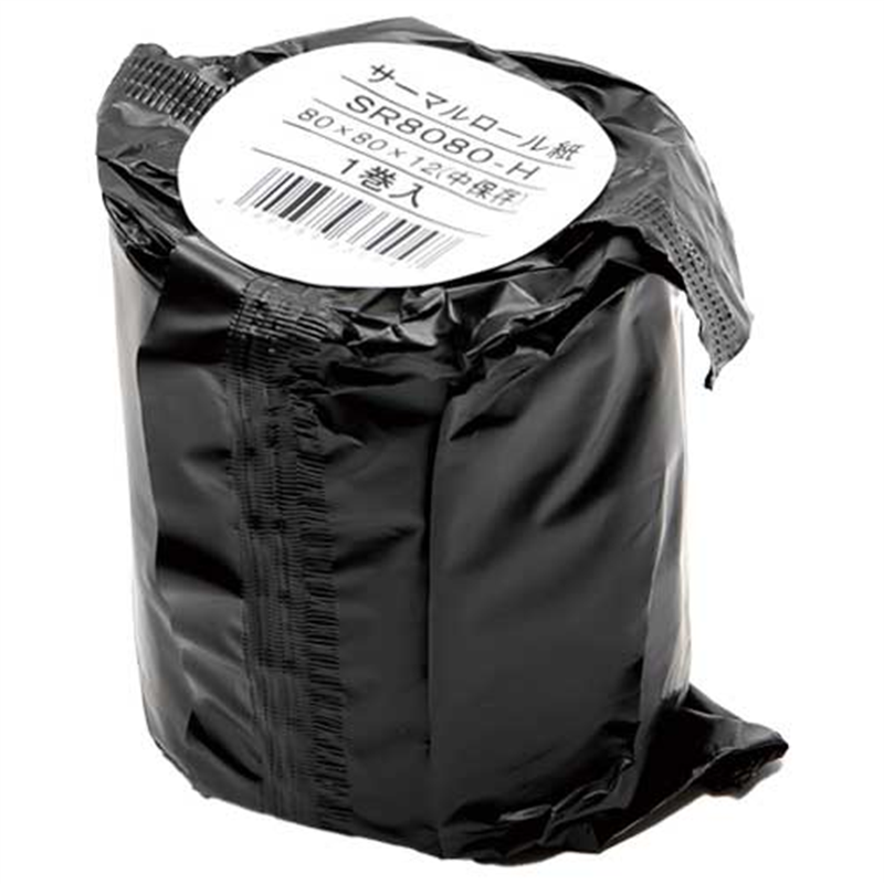 クリエイティア レジ用サーマルロール紙中保存SR8080-H 1巻 1個（ご注文単位1個）【直送品】