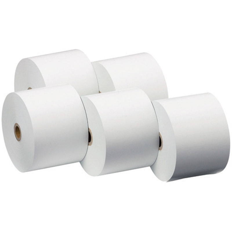 クリエイティア レジ用サーマル 感熱ロール紙 高保存 5巻 1個（ご注文単位1個）【直送品】