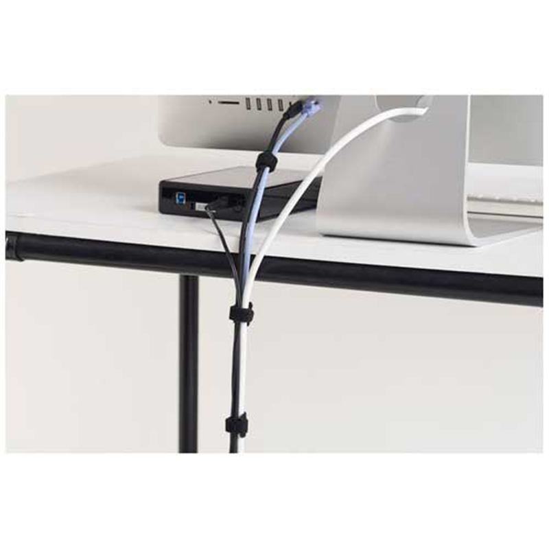 エレコム 結束バンド 3個入 ブラック LD-MT1BK3 1箱(ご注文単位1箱)【直送品】