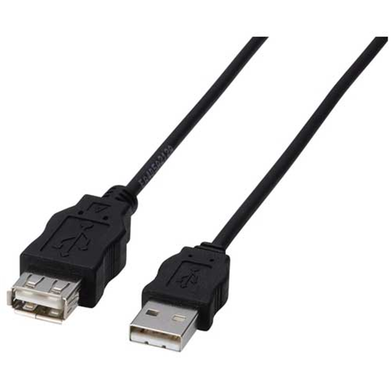 エレコム USB延長ケーブル 3m USB-ECOEA30 1個（ご注文単位1個）【直送品】