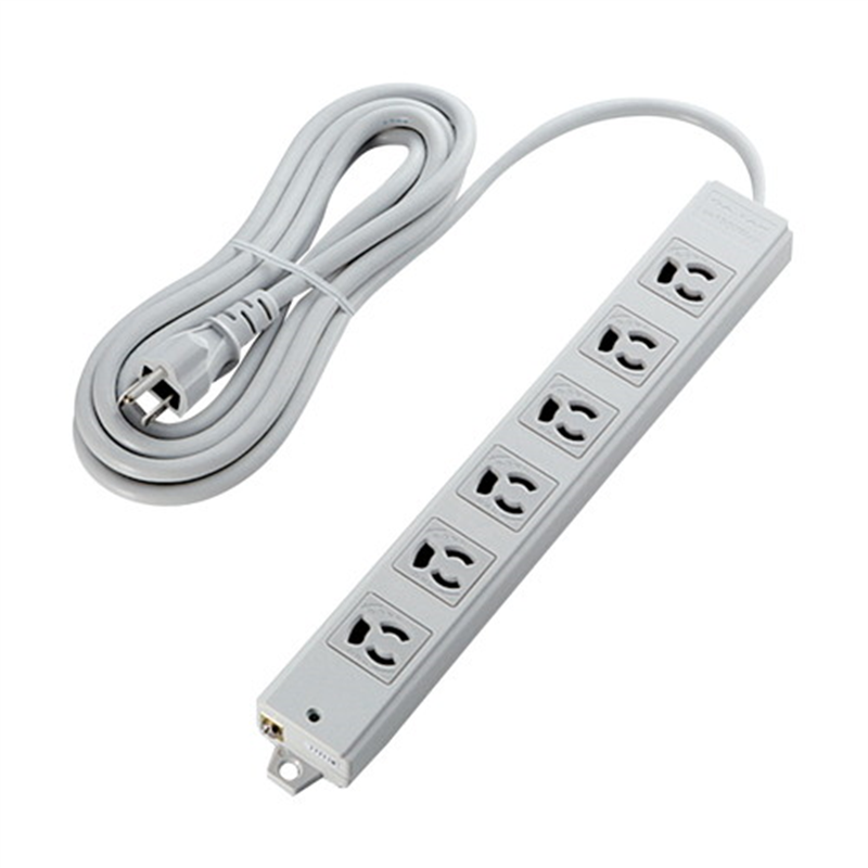 エレコム OAタップ磁石付3P 6個口 3m T-WRM3630LG/RS 1個（ご注文単位1個）【直送品】