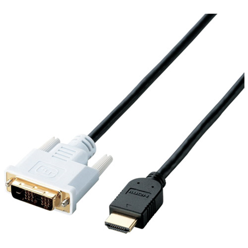 エレコム HDMI-DVI変換ケーブルCAC-HTD15BK 1個（ご注文単位1個）【直送品】