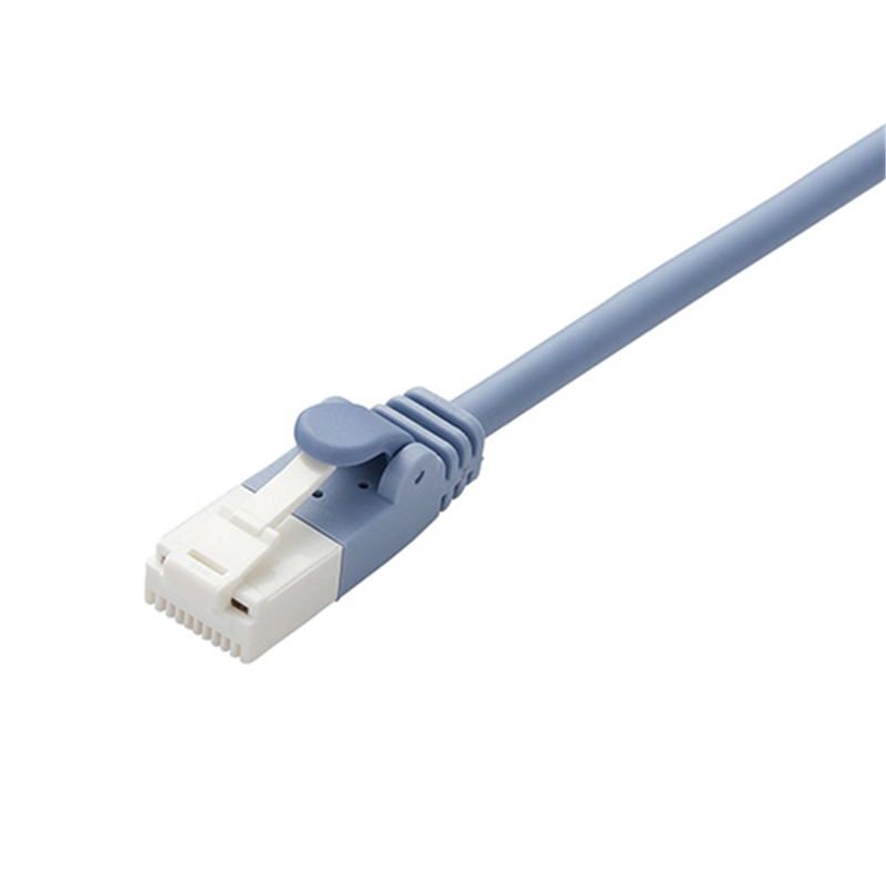 エレコム LANケーブルやわらか6A 1mLD-GPAYT/BU10 1個(ご注文単位1個)【直送品】