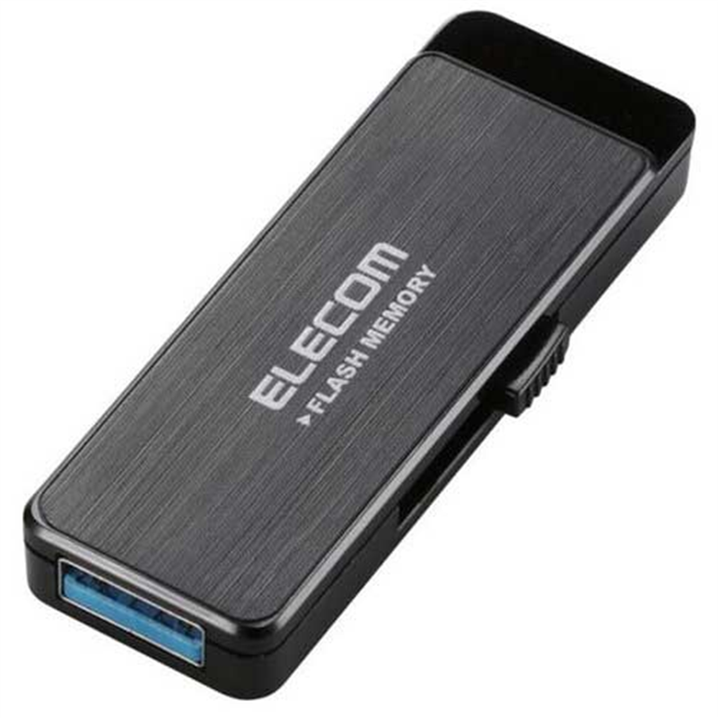 エレコム セキュリティUSBメモリ8GB MF-ENU3A08GBK 1個(ご注文単位1個)【直送品】