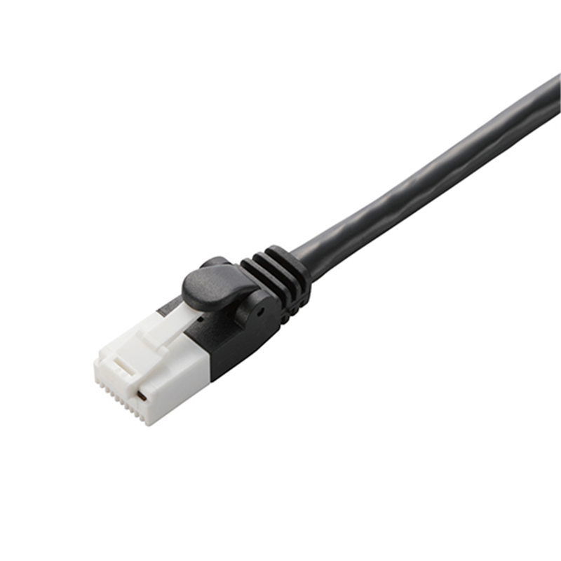 エレコム LANケーブルCat6ブラック1mLD-GPT/BK1/RS 1個(ご注文単位1個)【直送品】