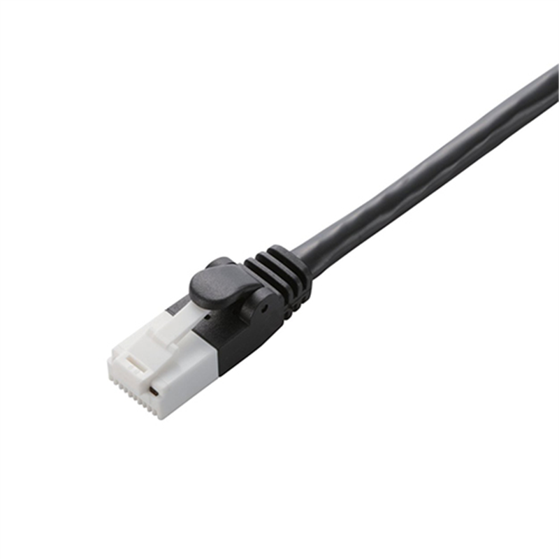 エレコム LANケーブルCat6ブラック2mLD-GPT/BK2/RS 1個(ご注文単位1個)【直送品】