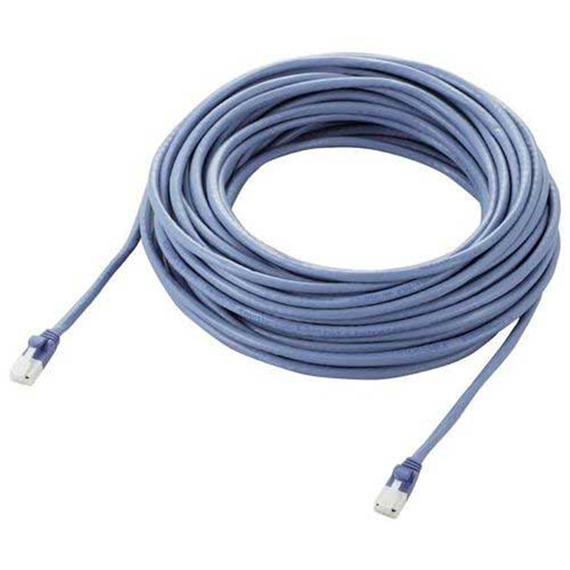 エレコム RoHS対応LANケーブルCat6 ブルー 20m 1個(ご注文単位1個)【直送品】