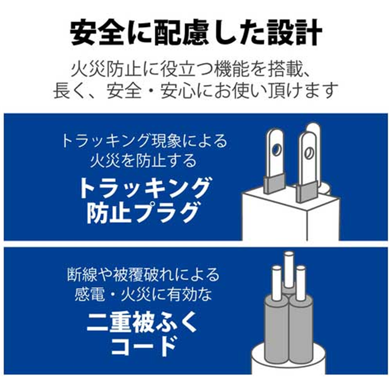 エレコム OAタップ磁石付3P 8個口 3m T-WRM3830LG/RS 1個（ご注文単位1個）【直送品】