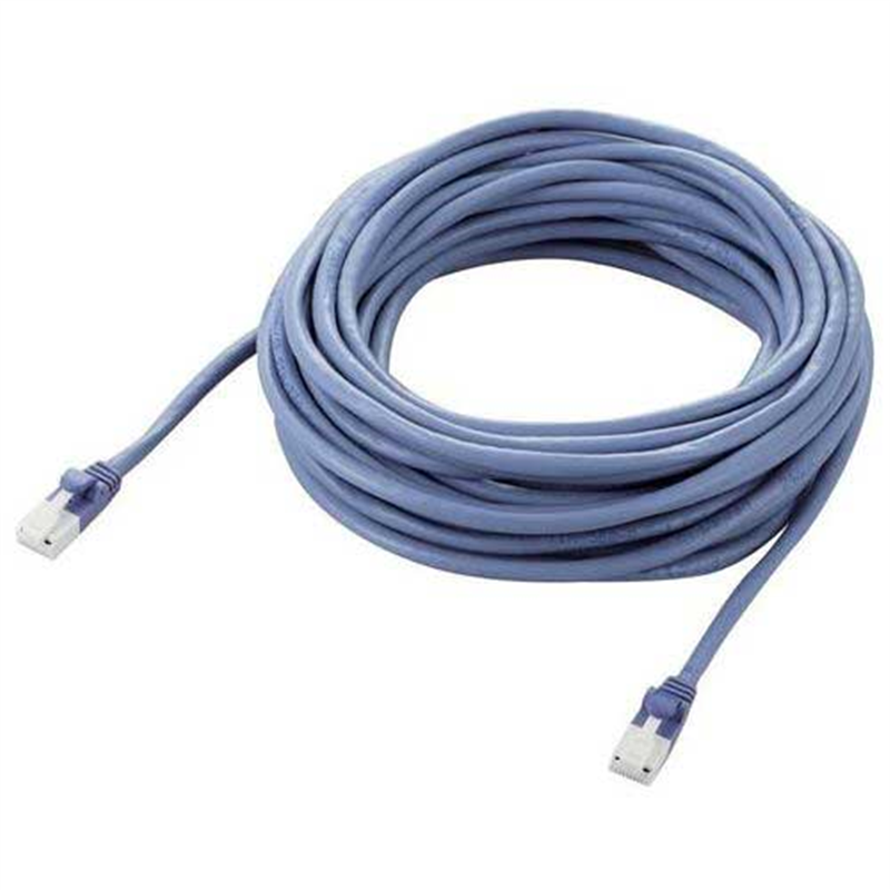 エレコム RoHS対応LANケーブルCat6 ブルー 10m 1個（ご注文単位1個）【直送品】