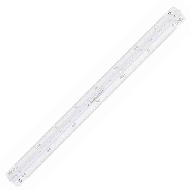 ステッドラー アルミ製三角スケールポケット型 一般用 1個（ご注文単位1個）【直送品】