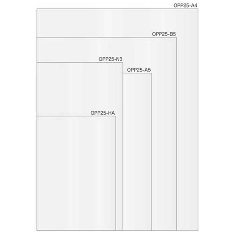 今村紙工 OPP袋シールなし はがき 0.025mm厚 100枚入 1個(ご注文単位1個)【直送品】