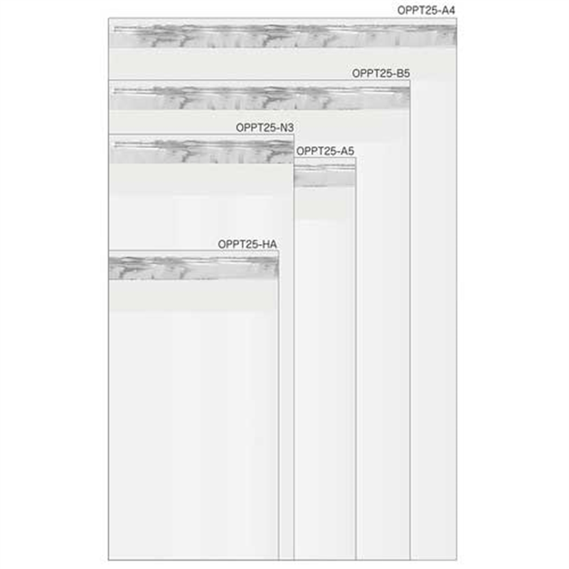 今村紙工 OPP袋シールあり はがき 0.025mm厚 100枚入 1個(ご注文単位1個)【直送品】