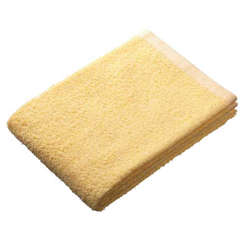 オーミケンシ ボーダー入バスタオル パールクリーム 1個（ご注文単位1個）【直送品】