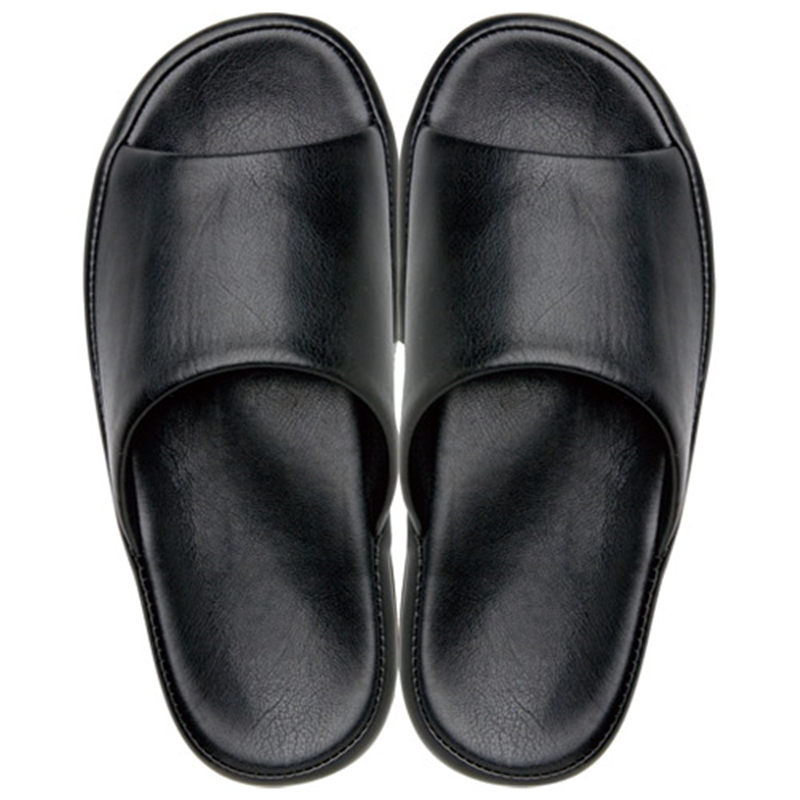 オーミケンシ 合皮コンフォートタイプスリッパ L 1個(ご注文単位1個)【直送品】