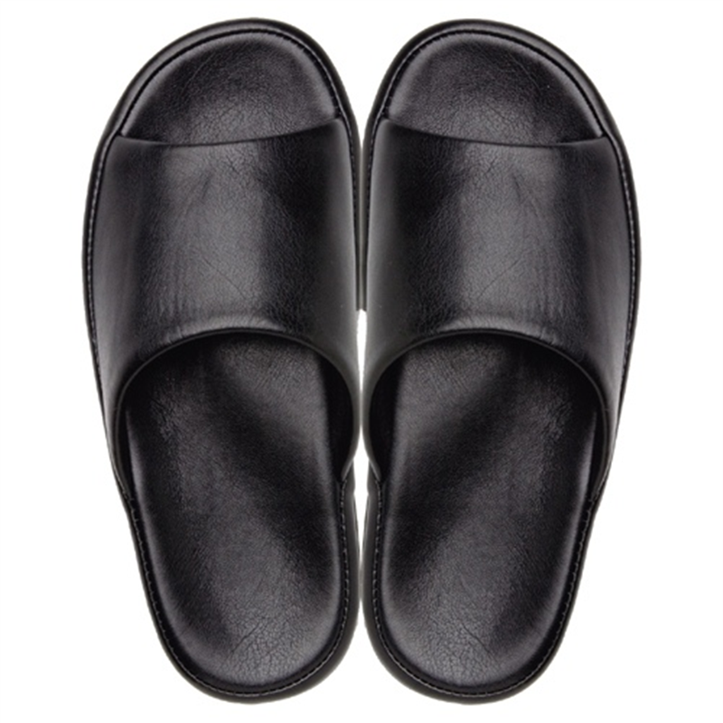 オーミケンシ 合皮コンフォートタイプスリッパ M 1個(ご注文単位1個)【直送品】