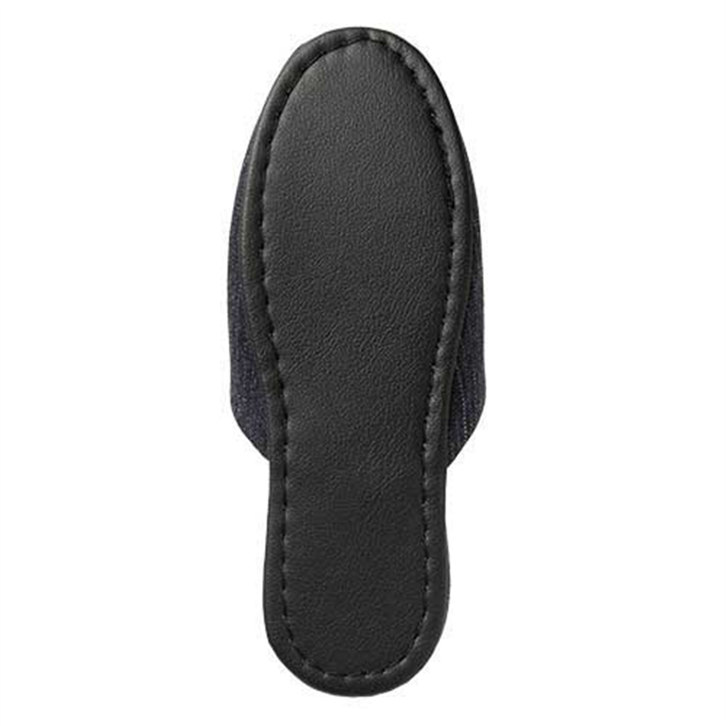 オーミケンシ ステッチ柄ツートンスリッパダークグリーン 1個(ご注文単位1個)【直送品】