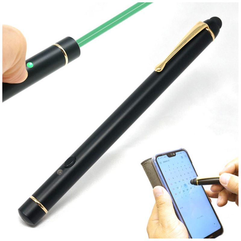 POLARIS 緑色レーザーポインター RB-18G-BK 1個(ご注文単位1個)【直送品】