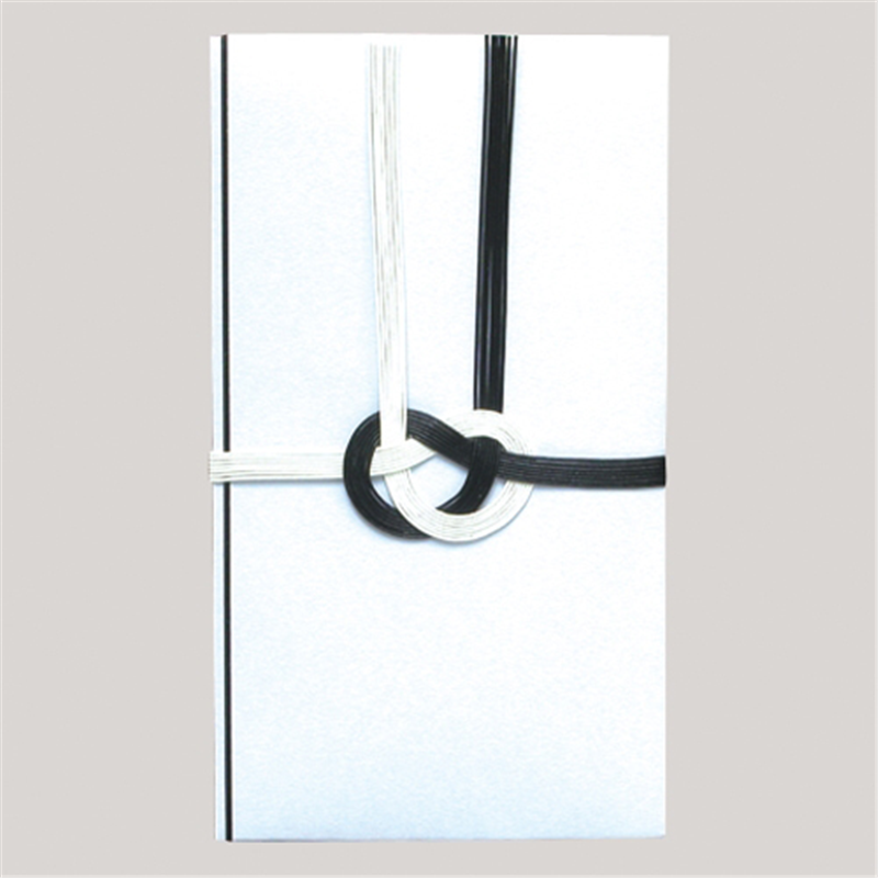 ながとや 仏金封 黒白七本字無ハス無 キ-049 1個（ご注文単位1個）【直送品】