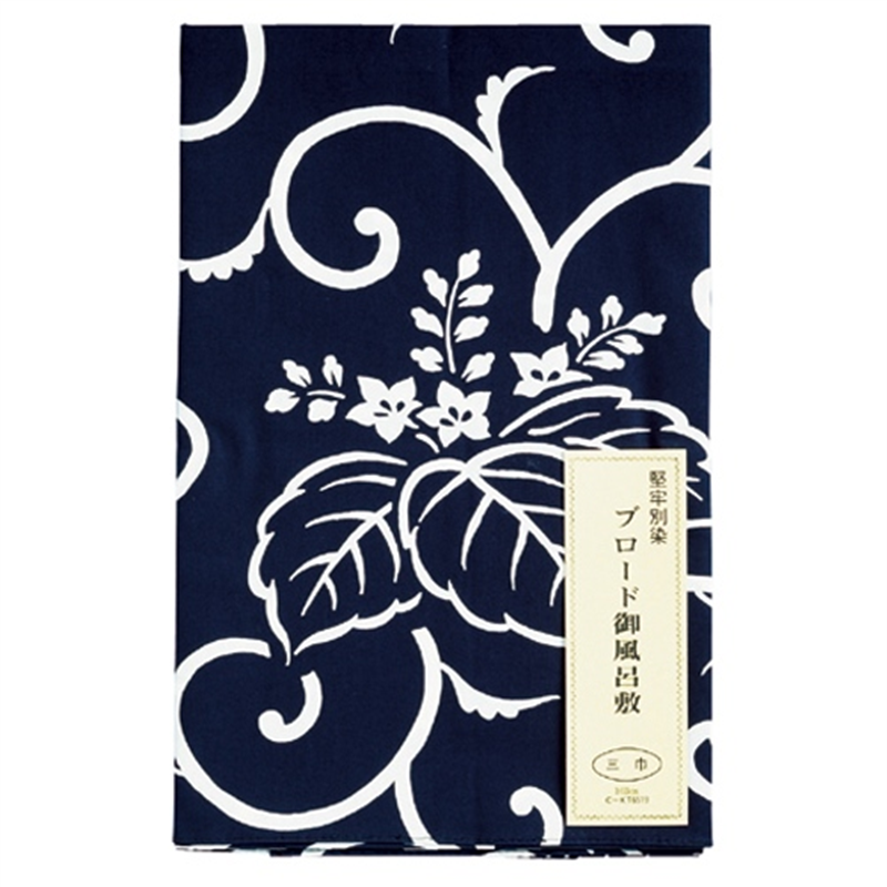 ながとや 桐唐草風呂敷(三巾)ロ-003 1個(ご注文単位1個)【直送品】