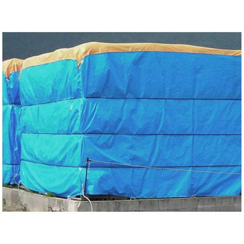 萩原工業 防炎ブルーシート#2500 1.8m×2.7m 1個(ご注文単位1個)【直送品】