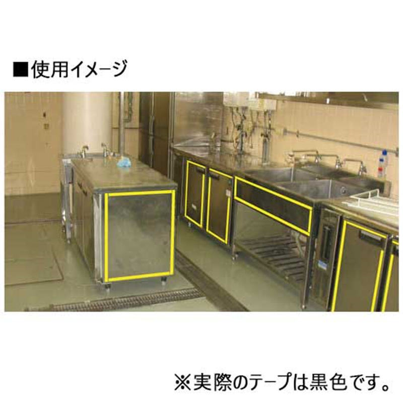 萩原工業 不快害虫対策レイシス忌避テープ ブラック 1個（ご注文単位1個）【直送品】