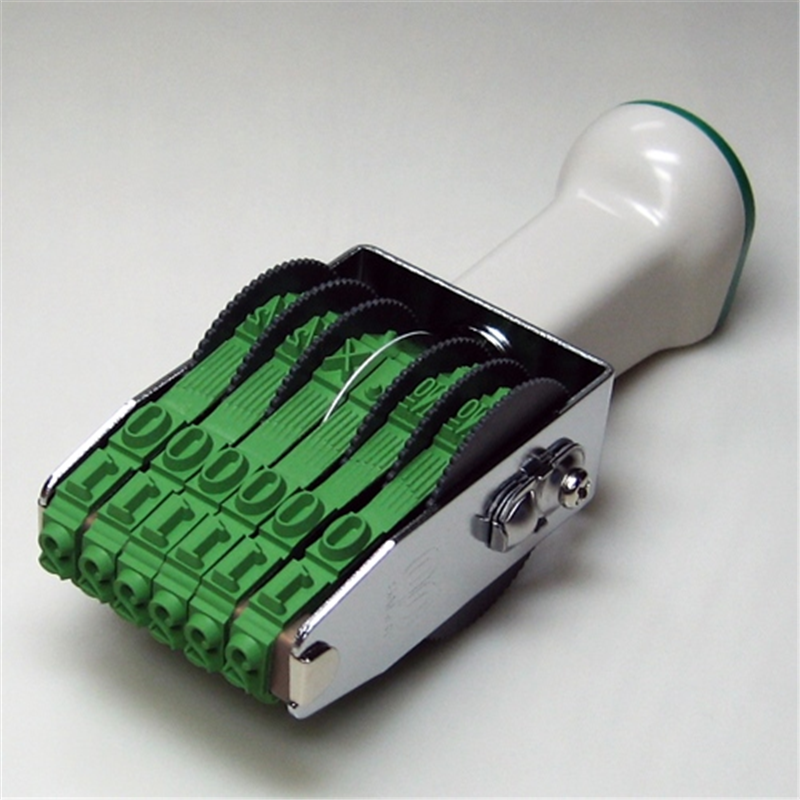 サンビー 回転印 欧文2号6連 TK026 明朝体 1個（ご注文単位1個）【直送品】