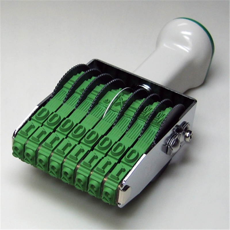 サンビー 回転印 欧文2号8連 TK028 明朝体 1個（ご注文単位1個）【直送品】