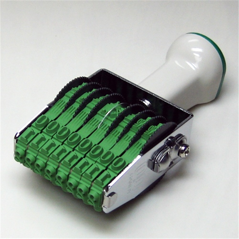 サンビー 回転印 欧文3号8連 TK038 明朝体 1個（ご注文単位1個）【直送品】