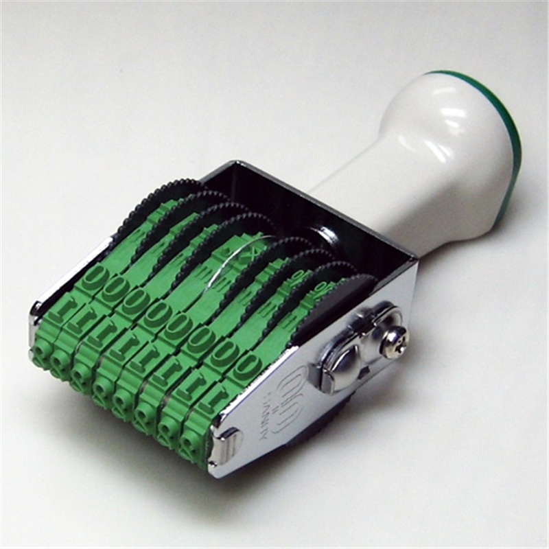 サンビー 回転印 欧文4号8連 TK048 明朝体 1個（ご注文単位1個）【直送品】