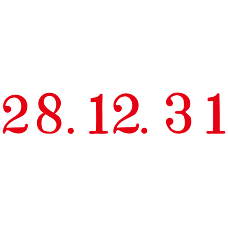 サンビー 回転印 欧文日付1号 TKD01 明朝体 1個(ご注文単位1個)【直送品】