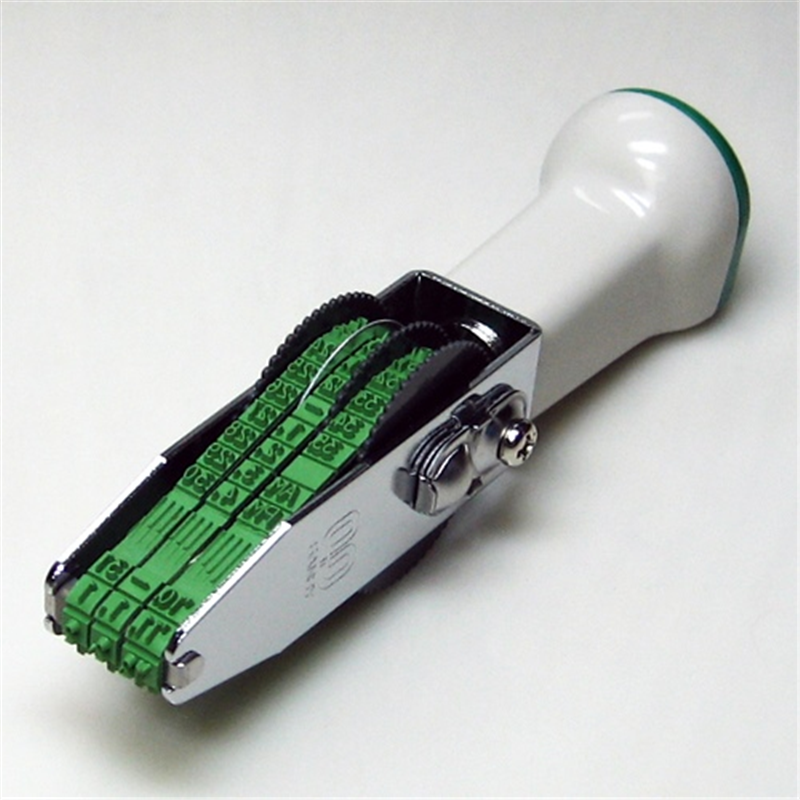 サンビー 回転印 欧文日付6号3連 TK-GD63 ゴシック体 1個（ご注文単位1個）【直送品】