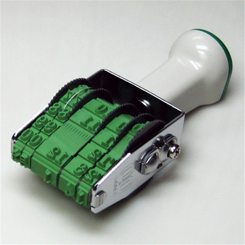 サンビー 回転印 飛日付4号 TKA-TD44 手形用 明朝体 1個（ご注文単位1個）【直送品】