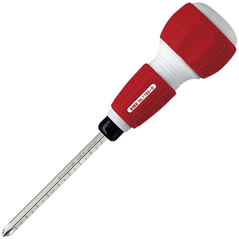 アネックスツール ネジピタ目盛ドライバー No.1795-D 1個（ご注文単位1個）【直送品】